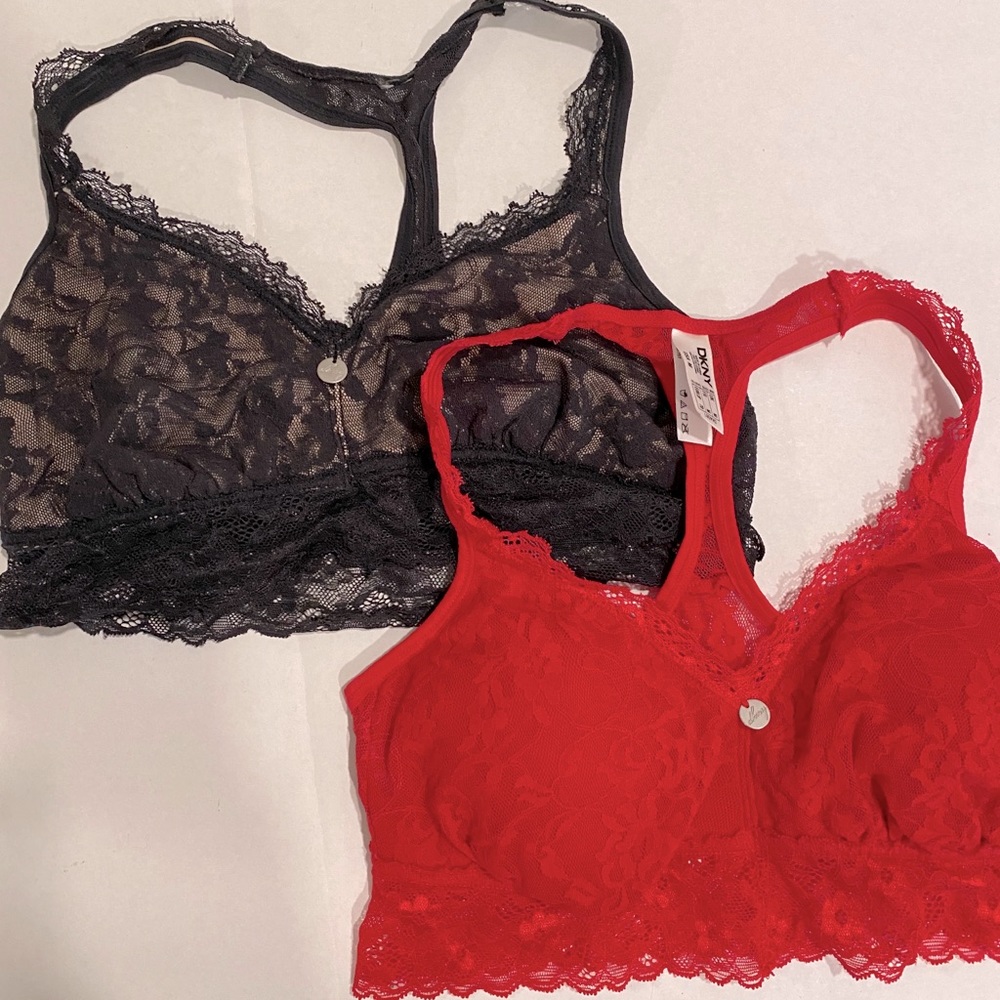 DKNY lace bralette bundle